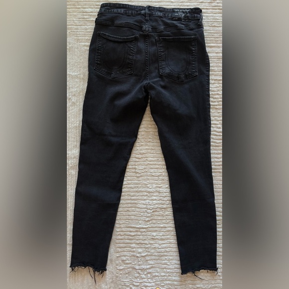 True Religion Jennie Curvy Mid Rise Skinny Jeans - Size 31 - Picture 3 of 4